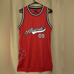 Naruto Shippuden Akatsuki Clouds 09 BoxLunch Exclusive Basketball Jersey S